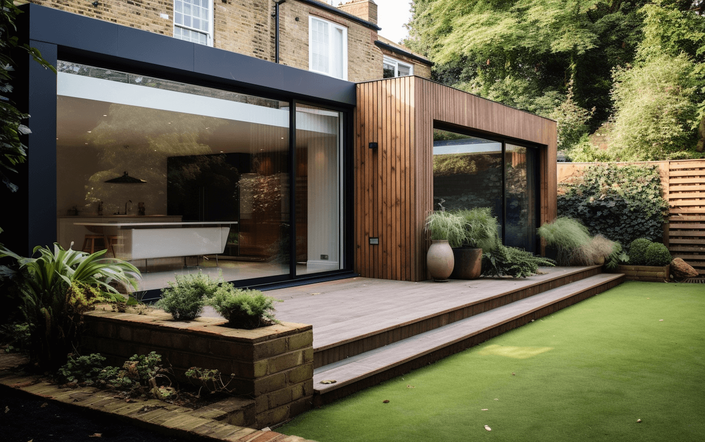 outdoor patio house extension